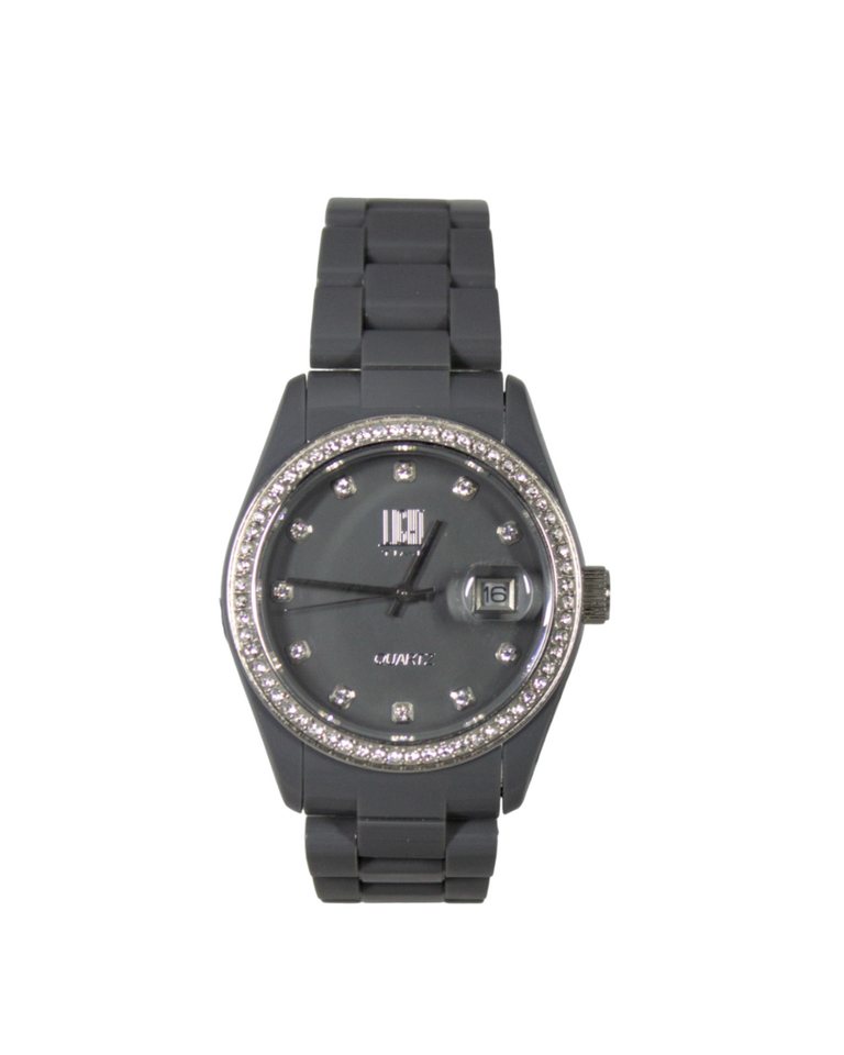 Light Time Quarzuhr Armbanduhr Damen Datum Kunststoff Grau L143GRY, Datumsanzeige von Light Time