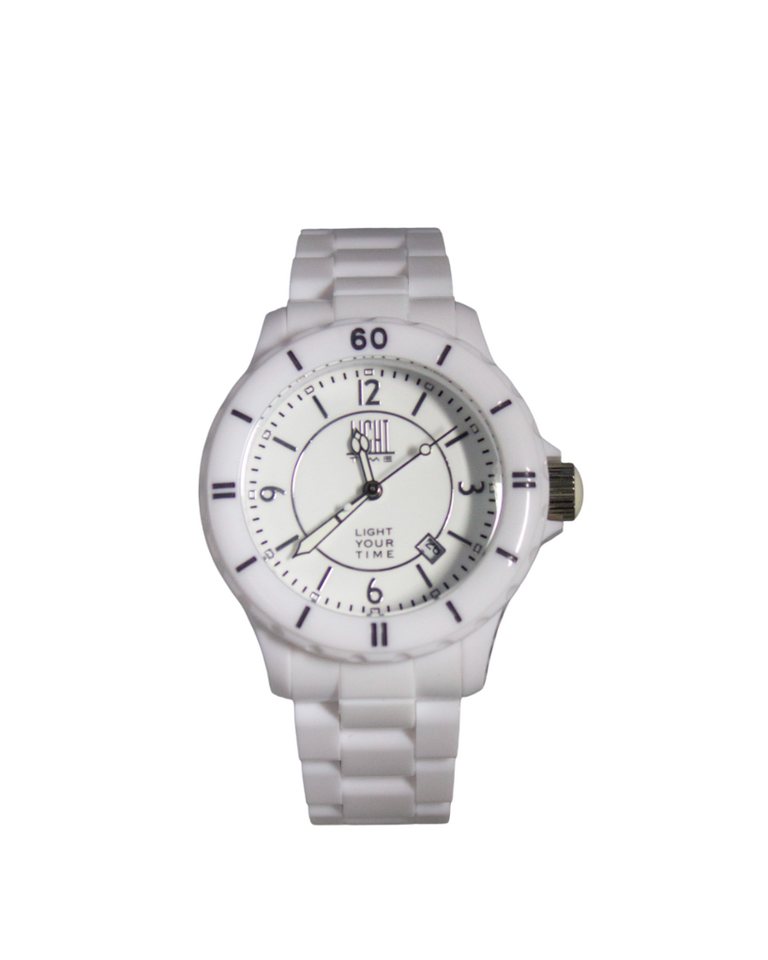 Light Time Quarzuhr Armbanduhr Herren Kunststoff Datum Weiß L116WHT Light Time Quarzuhr Armbanduhr Herren Kunststoff Datum Weiß L116WHT von Light Time