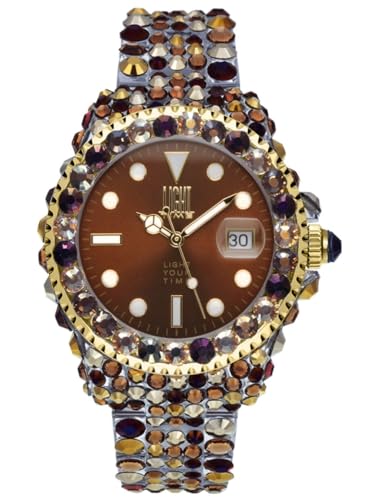 Light Time Women's Analog-Digital Automatic Uhr mit Armband S7203772 von Light Time