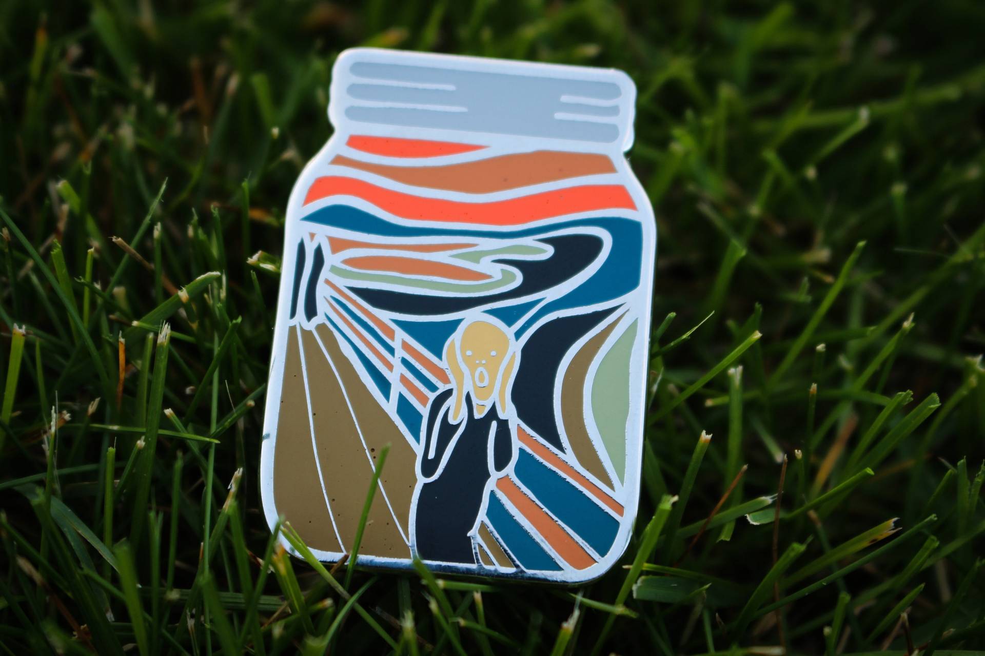 Der Schrei Harten Emaille Pin | Anstecknadel Hut Flair Edvard Munch Brosche Der Schrei Harten Emaille Pin | Anstecknadel Hut Flair Edvard Munch Brosche von LightOfTheMoonPins