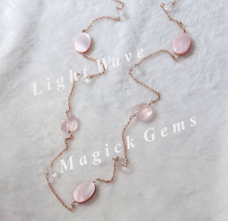 Rosy Dream Halskette Rosy Dream Halskette von LightWaveMagickGems