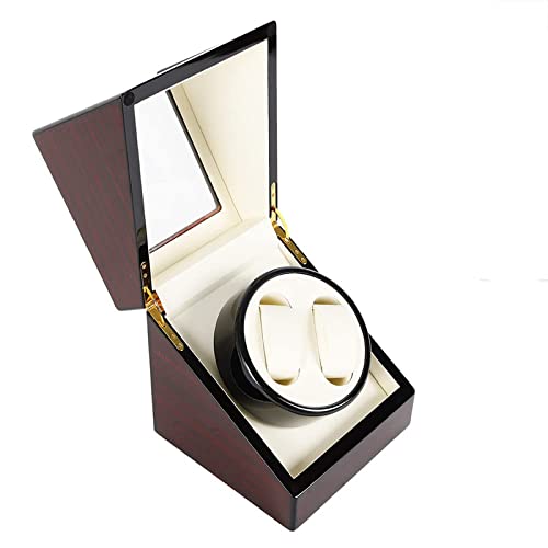 Lightakai Automatische Uhrenbeweger Box, 2+0 Holz Automatisch Uhrenbeweger Uhren Watch Winder Uhrenbox Uhrendreher Kasten mit 2 Kissen für die meisten Automatikuhren Lightakai Automatische Uhrenbeweger Box, 2+0 Holz Automatisch Uhrenbeweger Uhren Watch Winder Uhrenbox Uhrendreher Kasten mit 2 Kissen für die meisten Automatikuhren von Lightakai
