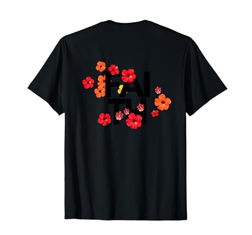 Faith Blumen Floral Christlich Damen Herren Kinder T-Shirt Faith Blumen Floral Christlich Damen Herren Kinder T-Shirt von Lightedblessing Christliche Kleidung