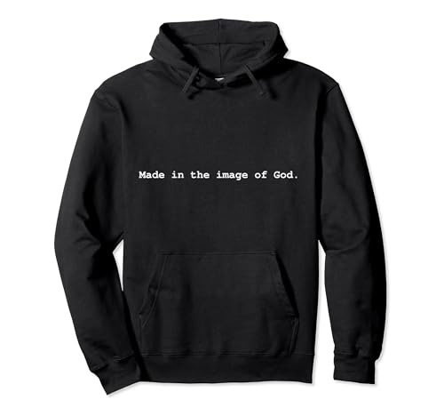 Made in the Image of God Christliches Frauen Männer Pullover Hoodie von Lightedblessing Christliche Kleidung