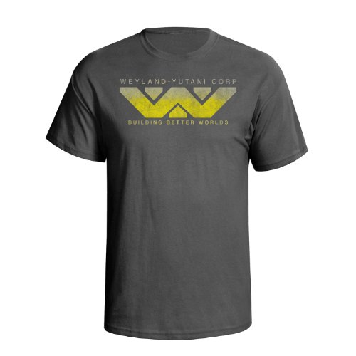 Lightn Weyland Yutani Corp Herren Movie Inspi T-Shirt, Schwarz , L Lightn Weyland Yutani Corp Herren Movie Inspi T-Shirt, Schwarz , L von Lightn