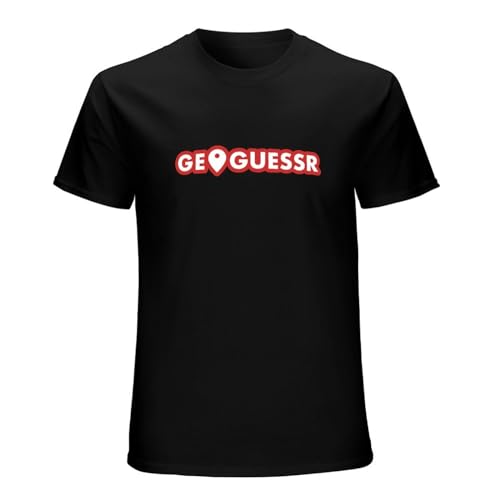 GeoGuessr Logo T-Shirt Graphic t Shirt Tops t Shirt Funny t Shirts for Men BlackM Black M GeoGuessr Logo T-Shirt Graphic t Shirt Tops t Shirt Funny t Shirts for Men BlackM Black M von Lightnin