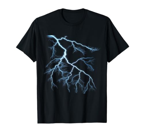 Lightning And Thunder Bolt Co - Kinder T-Shirt - Schwarz - Klein - Kurzarm - Klassische Passform - Grafik - Blitz-Grafik Lightning And Thunder Bolt Co - Kinder T-Shirt - Schwarz - Klein - Kurzarm - Klassische Passform - Grafik - Blitz-Grafik von Lightning And Thunder Bolt Co