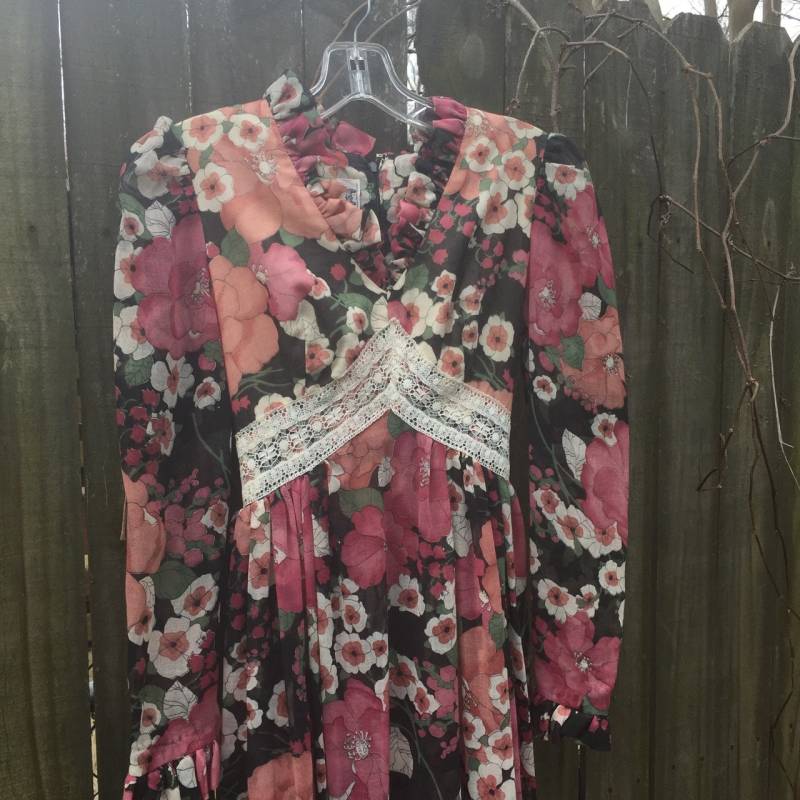 Vintage Maxi-Kleid Vintage Maxi-Kleid von LightningBugVintage