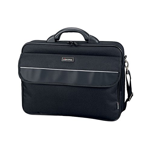LIGHTPAK 4611 Laptoptasche Elite L, aus Polyester, ca. 42 x 33 x 10,5 cm, schwarz von LIGHTPAK