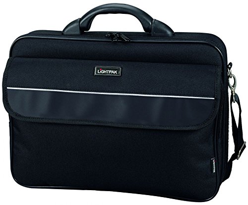 LIGHTPAK 4611 Laptoptasche Elite L, aus Polyester, ca. 42 x 33 x 10,5 cm, schwarz von LIGHTPAK