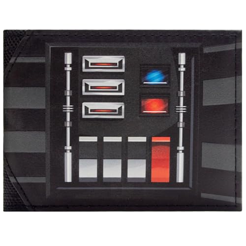 Lightsaber Duel Star Wars Darth Vader Brustpanzer-Outfit Geldbörse/Geldbeutel Bi-Fold ID & Kartenhalter, Schwarz Lightsaber Duel Star Wars Darth Vader Brustpanzer-Outfit Geldbörse/Geldbeutel Bi-Fold ID & Kartenhalter, Schwarz von Lightsaber