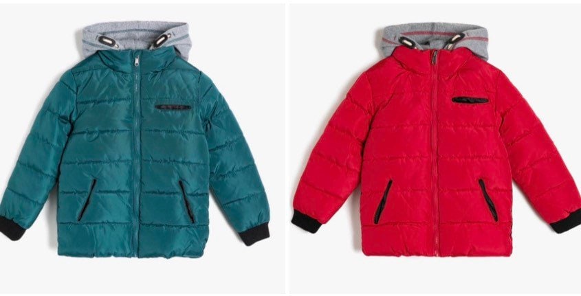 Neue Koton Kinder, Jungen Winter Puffer Mantel, Winterjacke, Grün Und Rot Gr. 3T, 4T, 5T, 6, 7, 9, 10, 11, 12 von Lightsinhand