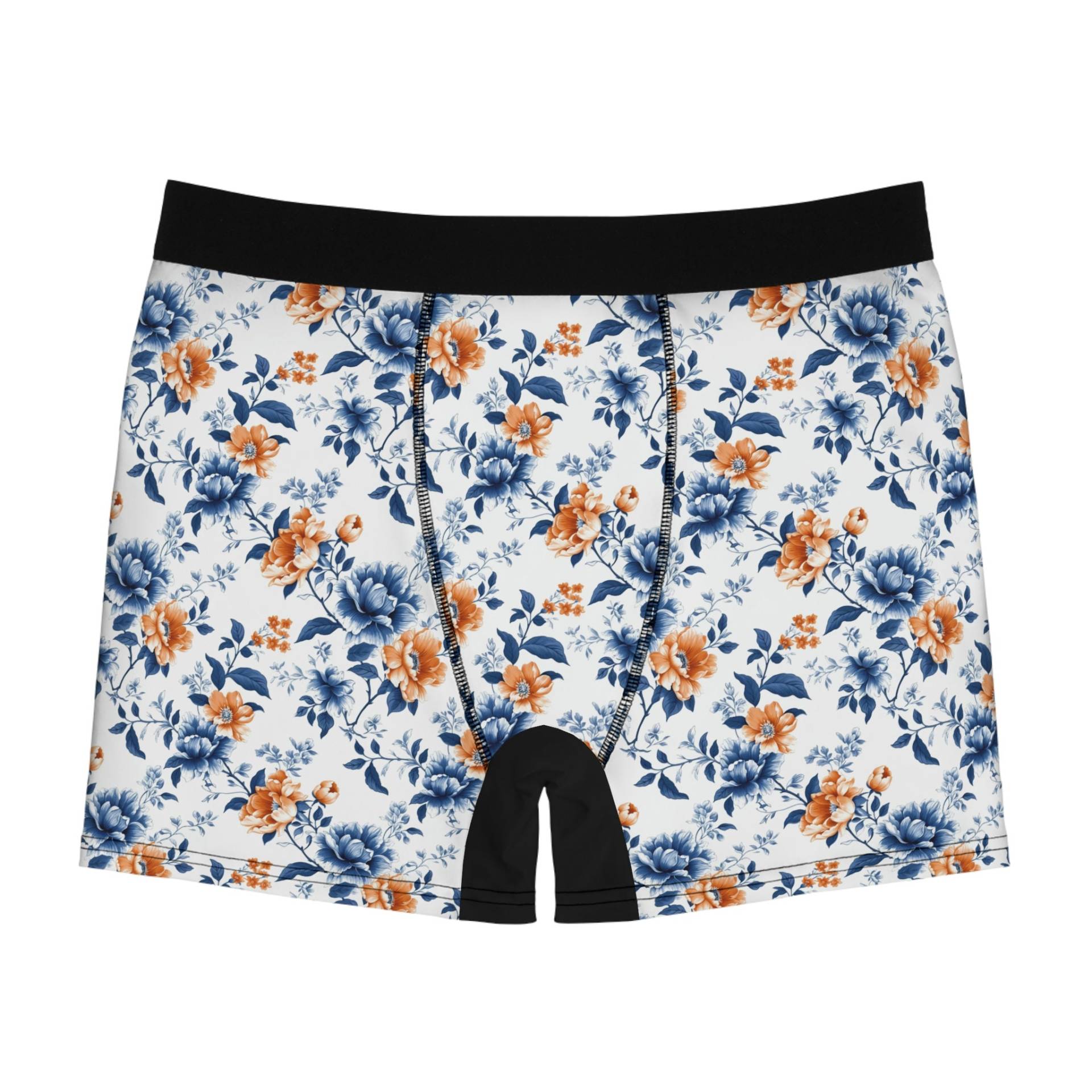 Antique Flowers White Canvas Men's Boxer Briefs | Aop Antique Flowers White Canvas Men's Boxer Briefs | Aop von Lightsinn