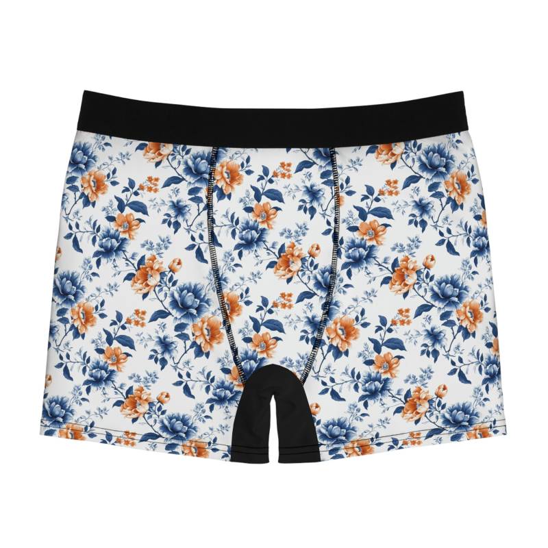 Antique Flowers White Canvas Men's Boxer Briefs | Aop Antique Flowers White Canvas Men's Boxer Briefs | Aop von Lightsinn