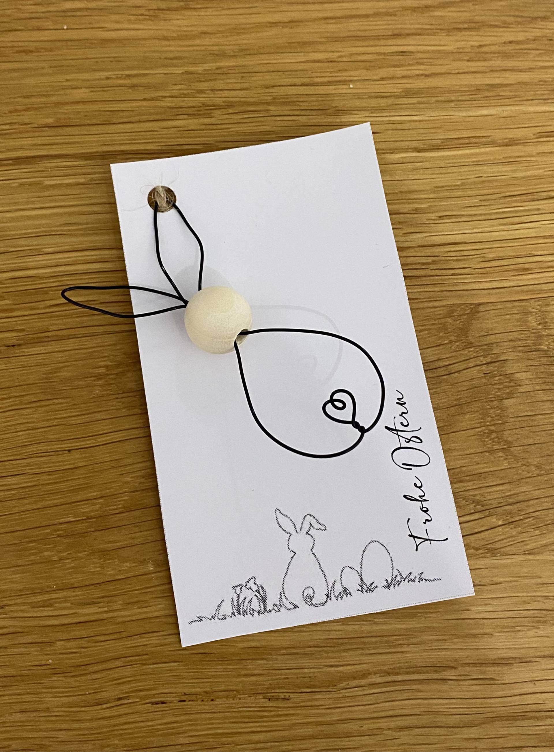 Hasenanhänger Ostergrüße Hasenanhänger Ostergrüße von Lightylightde