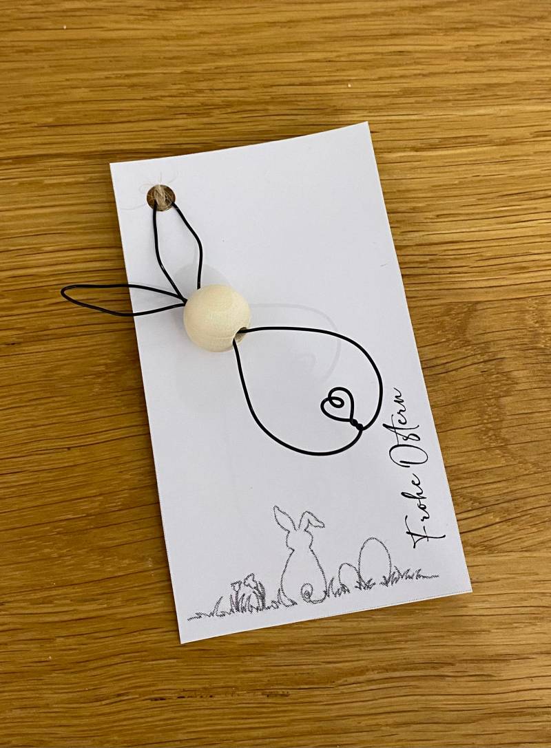 Hasenanhänger Ostergrüße Hasenanhänger Ostergrüße von Lightylightde