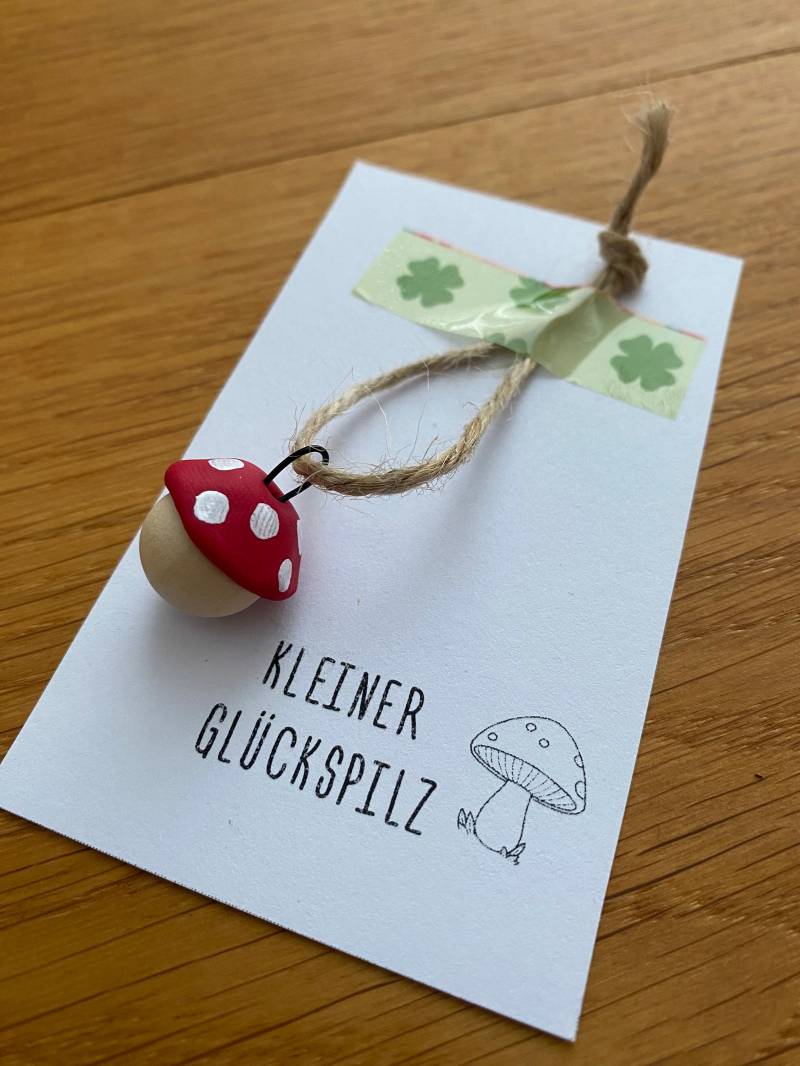 Kleiner Glückspilz-Anhänger von Lightylightde