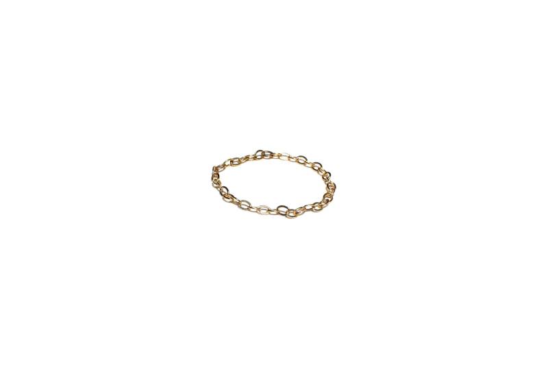 Kettenring - 14K Massives Gelbgold Kettenring - 14K Massives Gelbgold von LihikaiJewelry