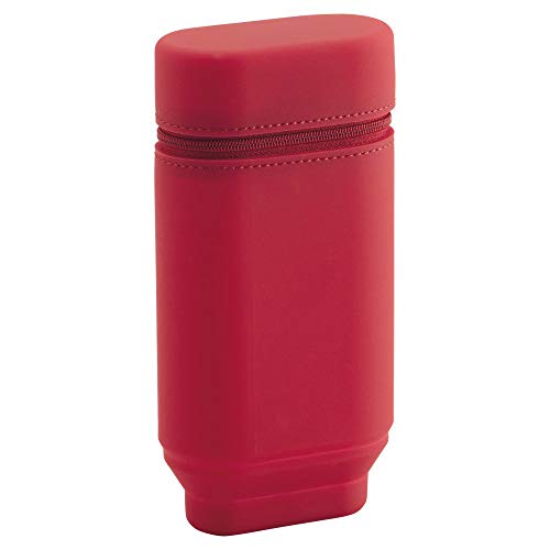 Lihit Lab Smart Fit ACTACT Stationery Stand Pen Case Oval Type L - Red (Green Tea Set) von Lihit Lab