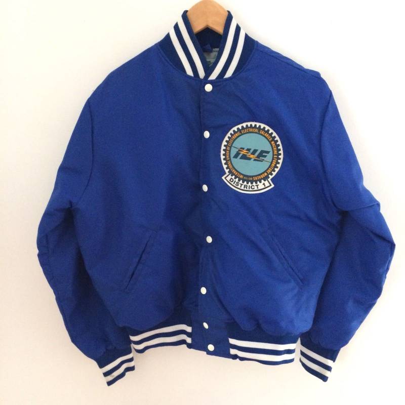 60Er Jahre Vintage Union Jacke, 70Er Bomberjacke, Gestepptes Futter, Wasserdicht, Warm Iue International Arbeiter Herren Groß von Liinaloom