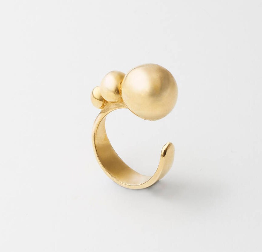 Anillo Moderno Esferas - Geométrico Escultura Oro Ajustable Joya Arquitectura De Aut Elegante Urbano Modernista Anillo Moderno Esferas - Geométrico Escultura Oro Ajustable Joya Arquitectura De Aut Elegante Urbano Modernista von Lijewellery