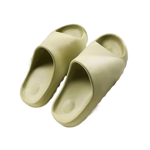 Lijiaxiuyc-101 badeschlappen Hausschuhe Männer und Frauen Außen tragen Sommer dicker Boden Outdoor Paar Strand ein Wort Sandalen Indoor Outdoor Mode Hausschuhe badeschuhe(Green,36) von Lijiaxiuyc-101