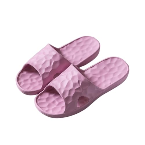 Lijiaxiuyc-101 badeschlappen Water Cube Hausschuhe Weibliche Sommertag Stil Paar Hausschuhe Home Home Badezimmer Badepantoffeln Home Schuhe badeschuhe(Purple,41-42) von Lijiaxiuyc-101