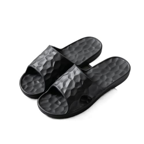 Lijiaxiuyc-101 badeschlappen Water Cube Hausschuhe Weibliche Sommertag Stil Paar Hausschuhe Home Home Badezimmer Badepantoffeln Home Schuhe badeschuhe(Schwarz,43-44) von Lijiaxiuyc-101