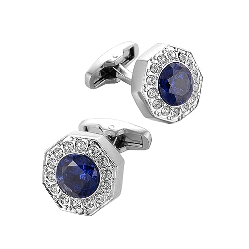 Lijiaxiuyc-101 manschettenknöpfe Kristall-Manschettenknöpfe, Manschettenknöpfe, Hemd-Manschettenknöpfe, Herren-Manschettenknöpfe, Schmuck anstecknadel Herren Anzug von Lijiaxiuyc-101