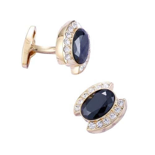Lijiaxiuyc-101 manschettenknöpfe Manschettenknöpfe aus schwarzem Zirkonia-Kristall und Gold, voller Diamant-Manschettenknöpfe, Herren-Hemd-Manschettenknöpfe anstecknadel Herren Anzug Lijiaxiuyc-101 manschettenknöpfe Manschettenknöpfe aus schwarzem Zirkonia-Kristall und Gold, voller Diamant-Manschettenknöpfe, Herren-Hemd-Manschettenknöpfe anstecknadel Herren Anzug von Lijiaxiuyc-101