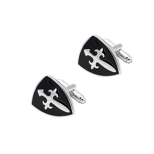 Lijiaxiuyc-101 manschettenknöpfe Manschettenknöpfe mit schwarzem Kreuzschild, Herrenhemd-Manschettenknöpfe, Herrenschmuck anstecknadel Herren Anzug Lijiaxiuyc-101 manschettenknöpfe Manschettenknöpfe mit schwarzem Kreuzschild, Herrenhemd-Manschettenknöpfe, Herrenschmuck anstecknadel Herren Anzug von Lijiaxiuyc-101