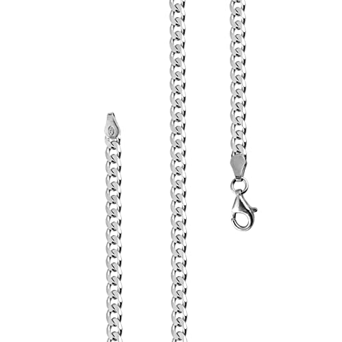 Lijoh Herren Panzerkette 925 Sterling Silber (4,2 mm) Silberkette Ketten Länge 50 cm LJ1042-050 Lijoh Herren Panzerkette 925 Sterling Silber (4,2 mm) Silberkette Ketten Länge 50 cm LJ1042-050 von Lijoh