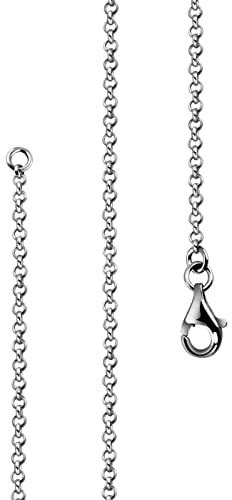 Lijoh Erbskette 925 Silber Damen Kette 1,7 mm Halskette Silberkette Rolo-Kette Länge 45 cm LJ1011-045 Lijoh Erbskette 925 Silber Damen Kette 1,7 mm Halskette Silberkette Rolo-Kette Länge 45 cm LJ1011-045 von Lijoh