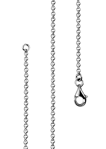 Lijoh Erbskette 925 Silber Damen Kette 1,7 mm Halskette Silberkette Rolo-Kette Länge 70 cm LJ1011-070 Lijoh Erbskette 925 Silber Damen Kette 1,7 mm Halskette Silberkette Rolo-Kette Länge 70 cm LJ1011-070 von Lijoh