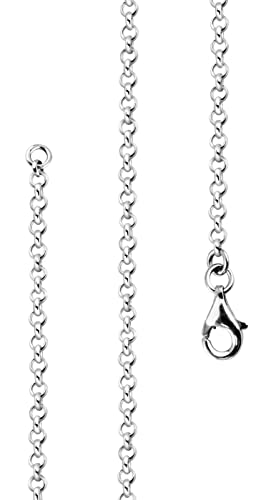 Lijoh Erbskette 925 Silber Damen Kette 2,2 mm Halskette Silberkette Rolo-Kette Länge 70 cm LJ1012-070 Lijoh Erbskette 925 Silber Damen Kette 2,2 mm Halskette Silberkette Rolo-Kette Länge 70 cm LJ1012-070 von Lijoh