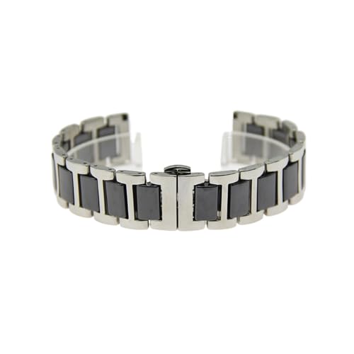 Likaixin19099 12 14 16 18 20 22mm Frauen Keramikuhr Weiche glatte Füllung Multi-Design-Uhrband Edelstahl Common Armbänder von Likaixin19099