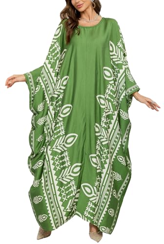 LikeJump Damen Bohemian Cardigan Kimono Badeanzüge Kaftan Bikini Cover Ups Langes Kleid Maxi Tops von LikeJump