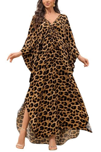 LikeJump Damen Boho Kimono Lang Maxi Kaftan Kleid Strandkleider Cardigan Pareo Bikini Cover Ups LikeJump Damen Boho Kimono Lang Maxi Kaftan Kleid Strandkleider Cardigan Pareo Bikini Cover Ups von LikeJump