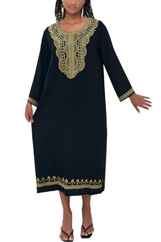 LikeJump Damen Kimono Kaftan Strandkleid Lang Sommerkleid Cardigan Maxi Bikini Cover Up von LikeJump