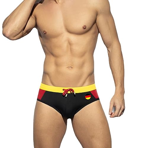 LikeJump Herren Schwimmhose Badehose Wassersport Männer Schwimmen Slip Surfshorts Badeanzug Trunk Badeshorts von LikeJump