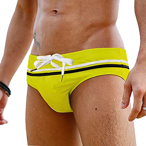 LikeJump Herren Schwimmhose Wassersport Badehose Männer Schwimmen Slip Surfshorts Badeanzug Trunk Badeshorts von LikeJump