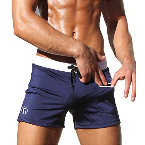 LikeJump Herren Schwimmhose Wassersport Badehose Männer Schwimmen Slip Surfshorts Badeanzug Trunk Badeshorts von LikeJump
