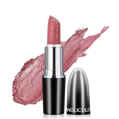 Likesing 1 Stück Glitzer Lippenstift Set Lipgloss 24 Stunden Halt Matte Lipstick Lip Gloss Long Lasting Lippenstift Pink Roter Nude Lip Balm Make up Damen Frauen Lipgloss Geschenk (11, 1) von Likesing