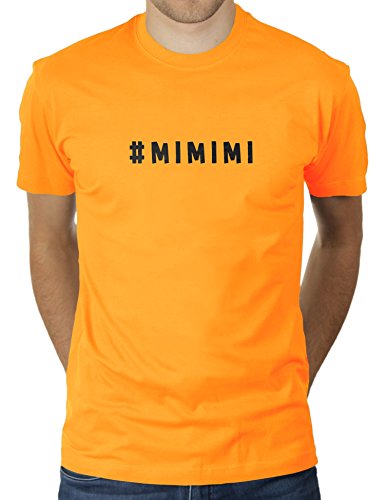 Hashtag mimimi Ich Höre Nur Mi Mi Mi - Herren T-Shirt von KaterLikoli, Gr. 3XL, Gold Yellow von Likoli