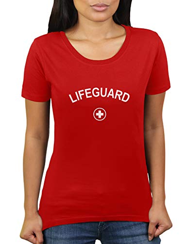 Lifeguard - Karnevalskostüm - Faschingskostüm - Damen T-Shirt von KaterLikoli, Gr. M, Red von Likoli