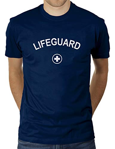 Lifeguard - Karnevalskostüm - Faschingskostüm - Herren T-Shirt von KaterLikoli, Gr. L, French Navy von Likoli