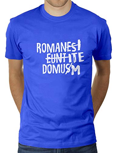 Romani ITE Domum - Herren T-Shirt von KaterLikoli, Gr. 2XL, Royal Blue von Likoli