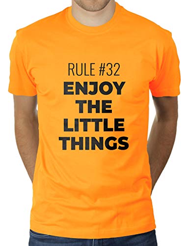 Rule #32 Enjoy The Little Things - aus Zombieland - Herren T-Shirt von KaterLikoli, Gr. 3XL, Gold Yellow von Likoli