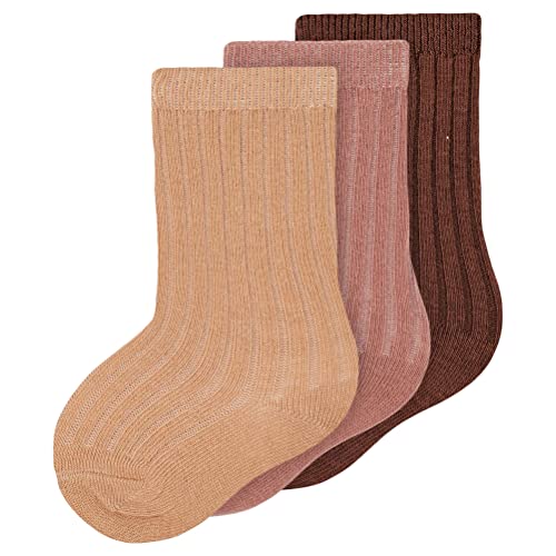 Lil'Atelier Kinder NBFELOVE 3PACK KNEE SOCK LIL 3er-Pack Socken mit Bio-Baumwolle von Lil' Atelier