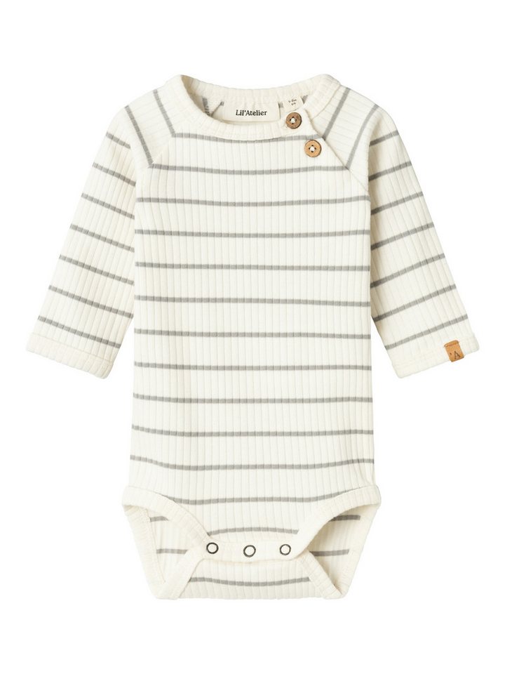 Lil' Atelier Langarmbody NBMKAIL LS SLIM BODY LIL NOOS Baumwollmischung von Lil' Atelier
